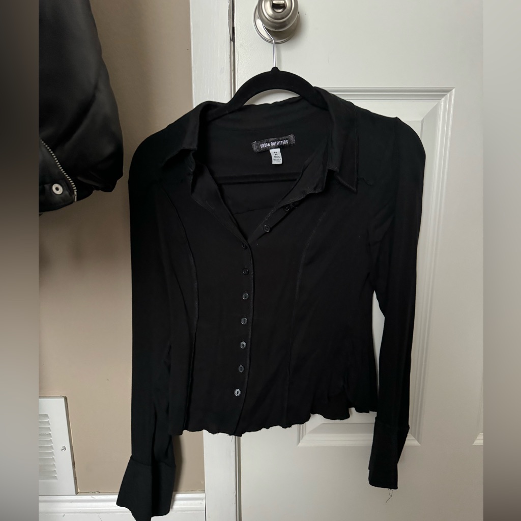 Uo Button Down Top